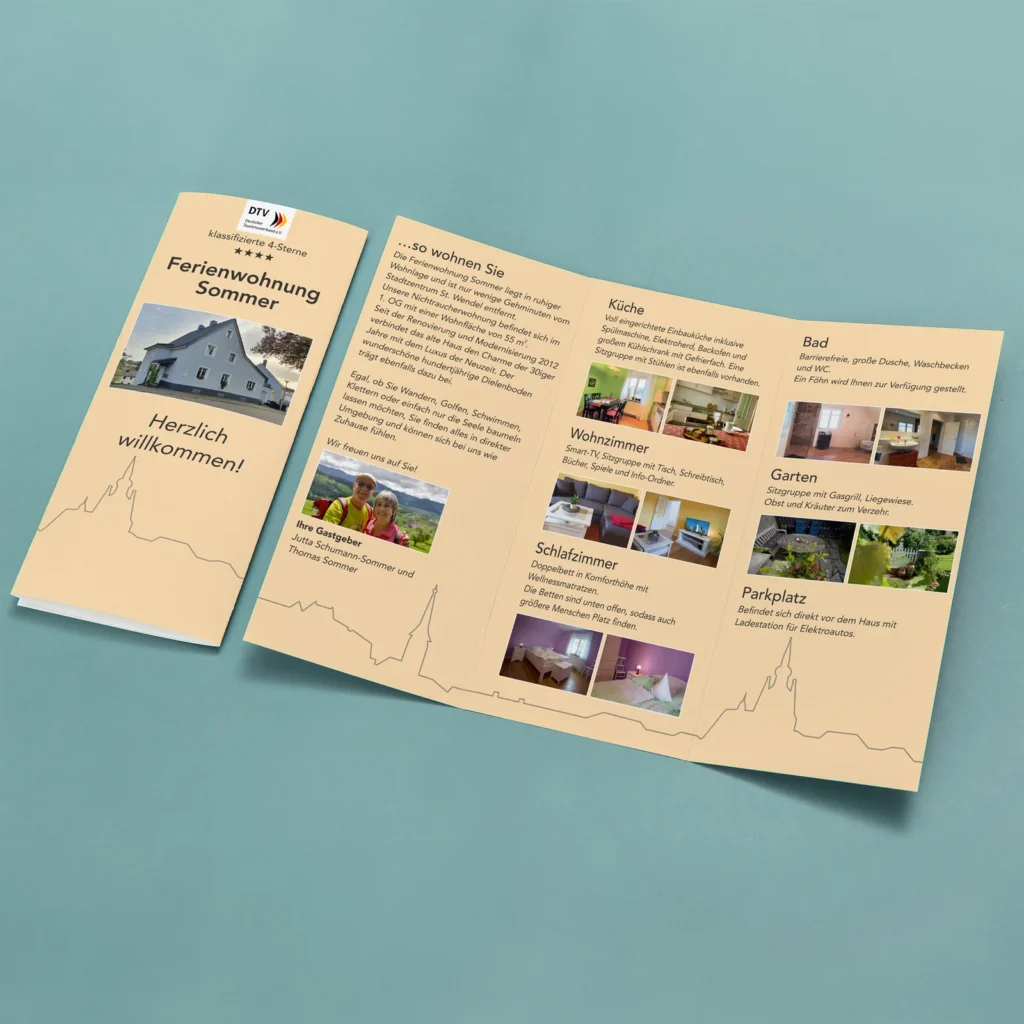 Flyer Ferienwohnung Sommer